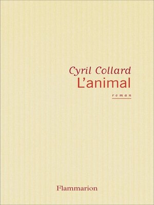 cover image of L'animal
